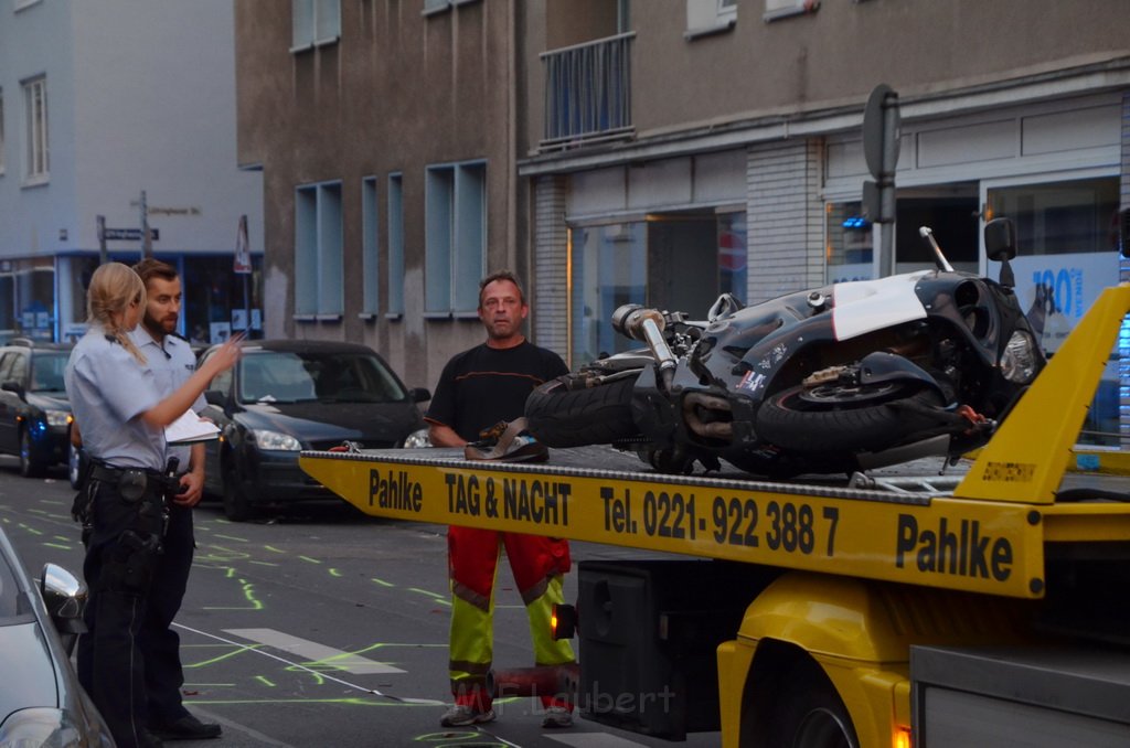 VU Alleinunfall Krad Koeln Kalk Buchforststr P89.JPG - Miklos Laubert